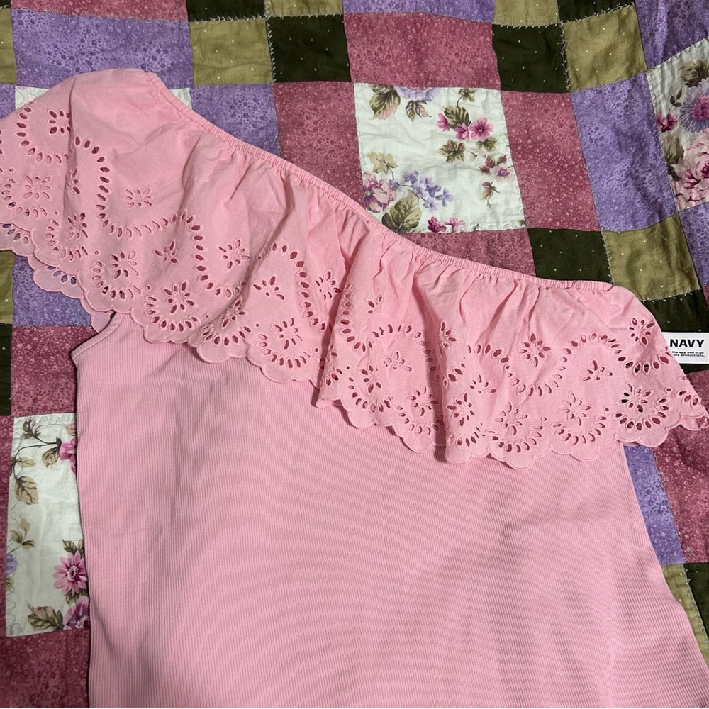 NWT Old Navy Pink off the shoulder top‎ Size XL